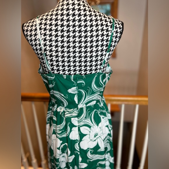 Cupshe midi green floral dress NEW! ✨ - Picture 4 of 5